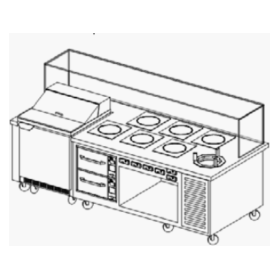 Custom SI-JD PROGRAM COOK CART