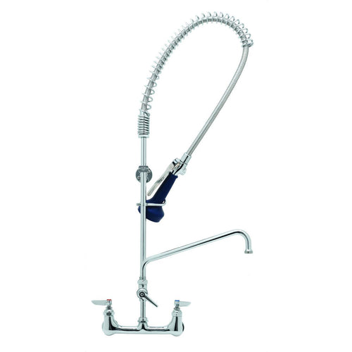 T&S Brass B-0133-14CRB8ST EasyInstall Pre-Rinse Unit 8" Wall Mount 14" EasyInstall Add On