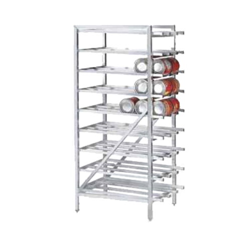 Advance Tabco CR10-162 Can Rack Stationary Design With Bullet Feet With Sloped Glides For Automatic Can